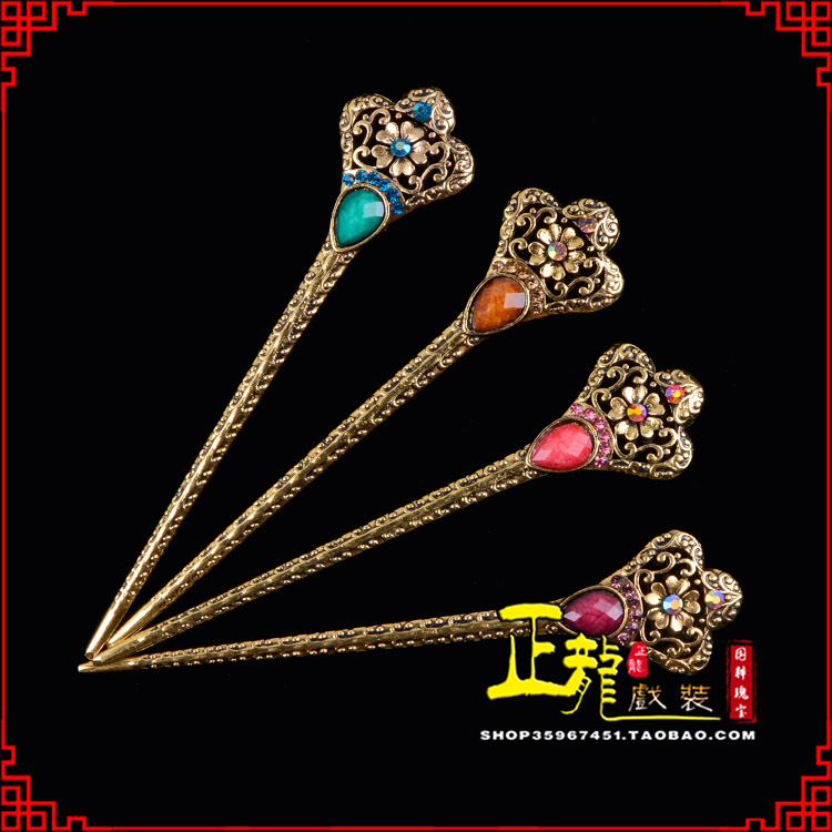 慈利头饰老旦青衣员外夫人簪子 老旦发簪