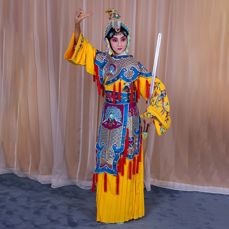 慈利霸王别姬虞姬服 软绉别姬服