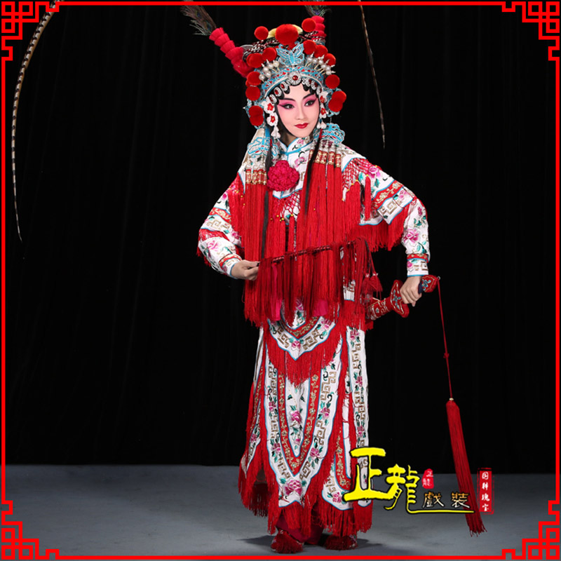 慈利刀马旦改容战父 软绉镶边女改良靠