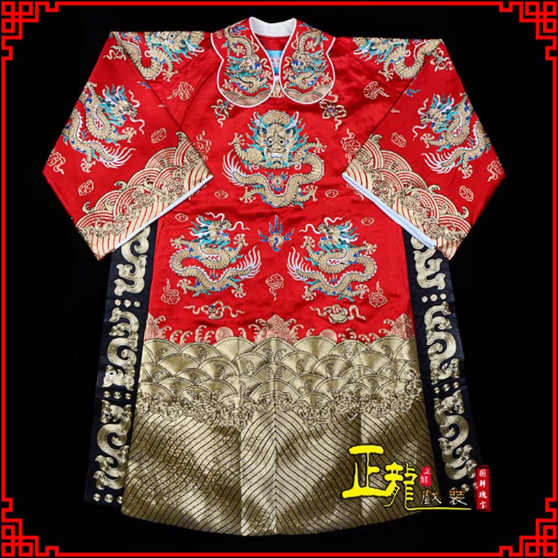 慈利皇帝蟒袍全金八宝团龙蟒