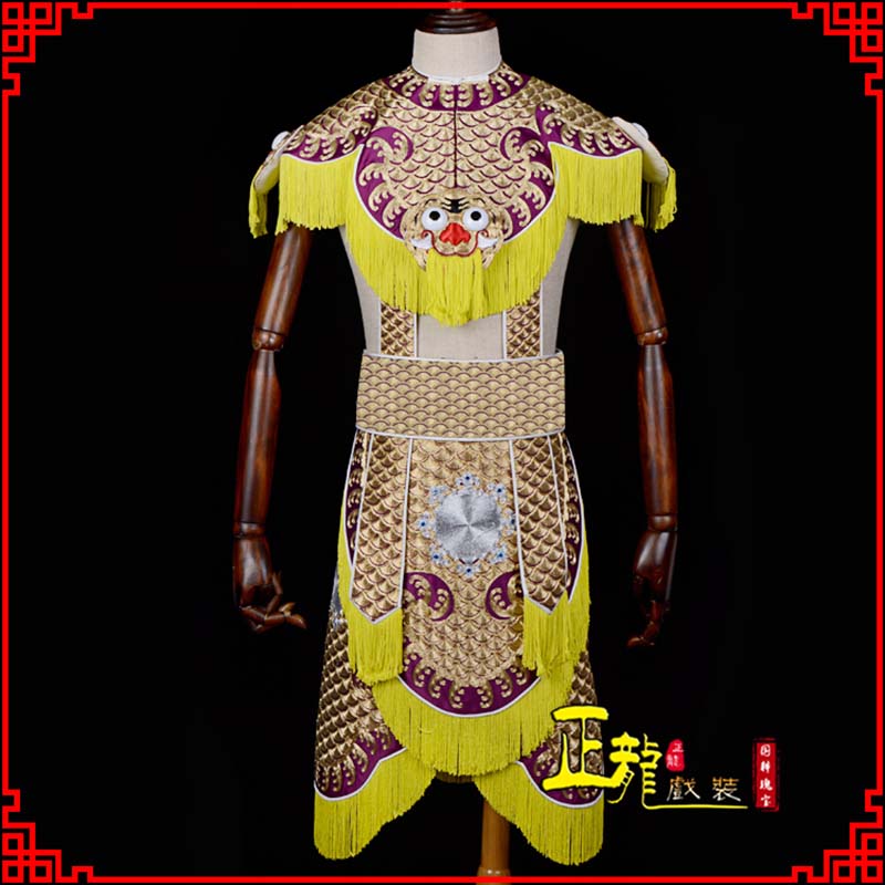 慈利武将士兵云肩鱼鳞侉子