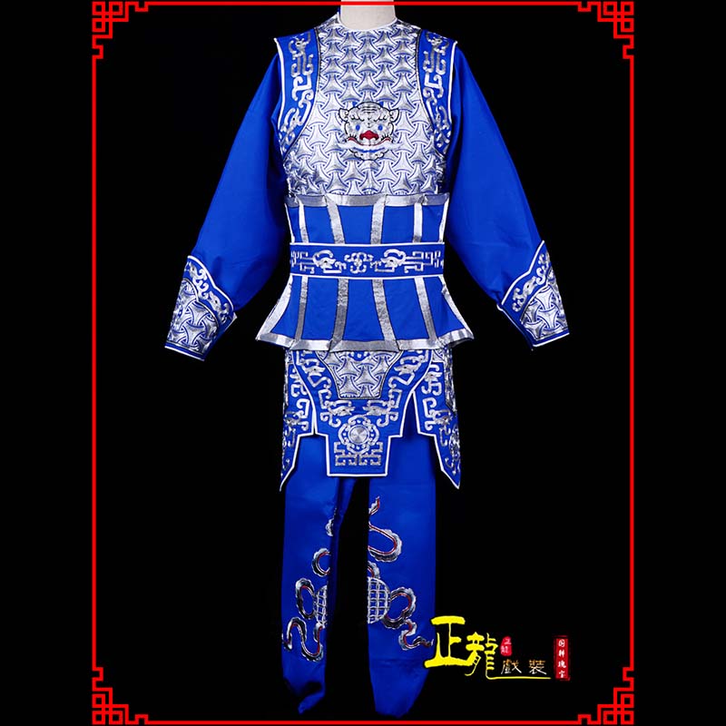 慈利武生戏服云肩侉子男兵衣